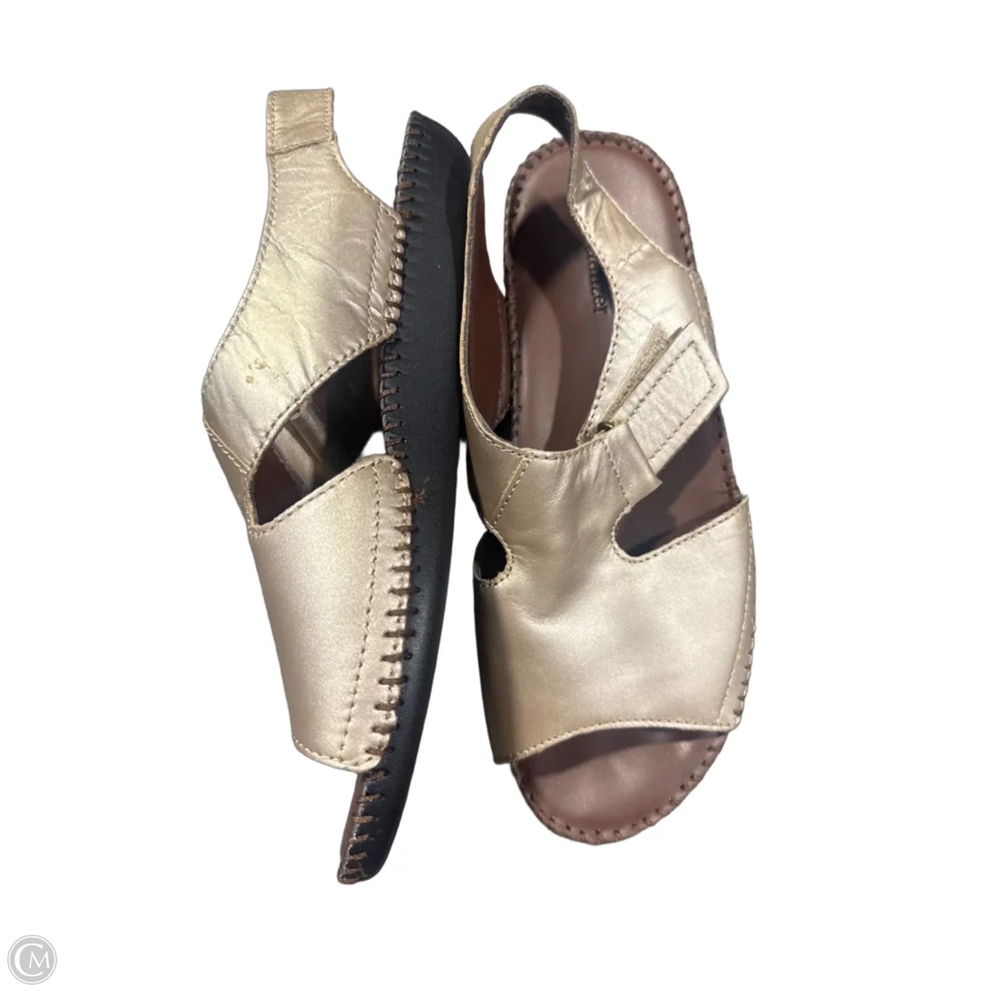 Sandals Flats By Naturalizer In Gold, Size: 6.5
