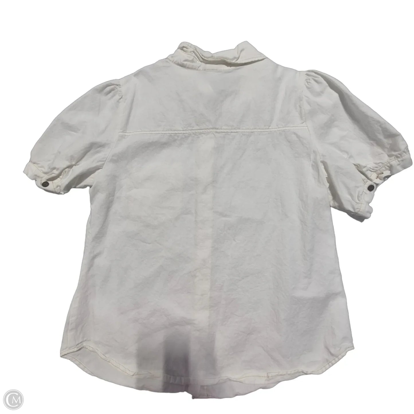 Top Short Sleeve By Cmc In White, Size: S