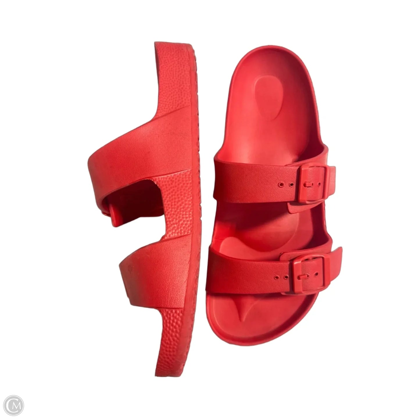 Sandals Flats By Shade & Shore In Red, Size: 11