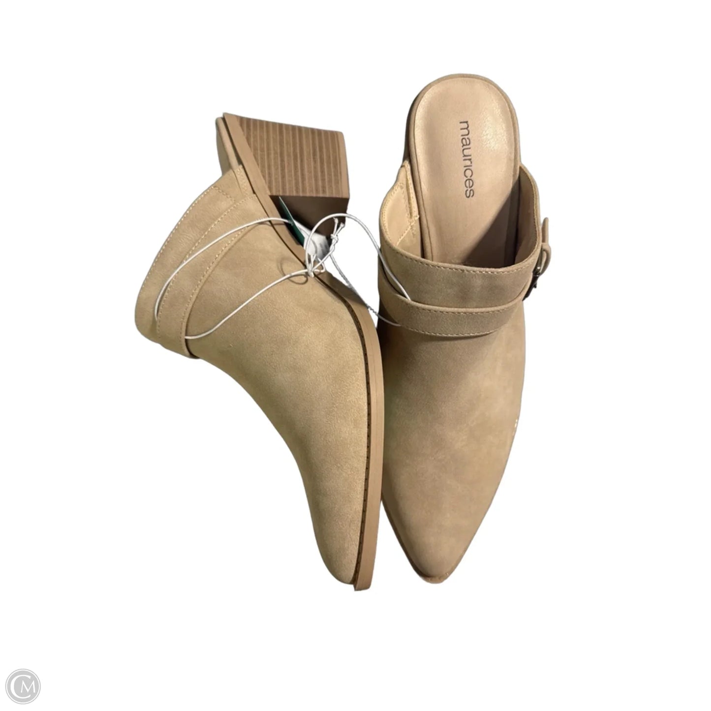 Shoes Heels Block By Maurices In Tan, Size: 12