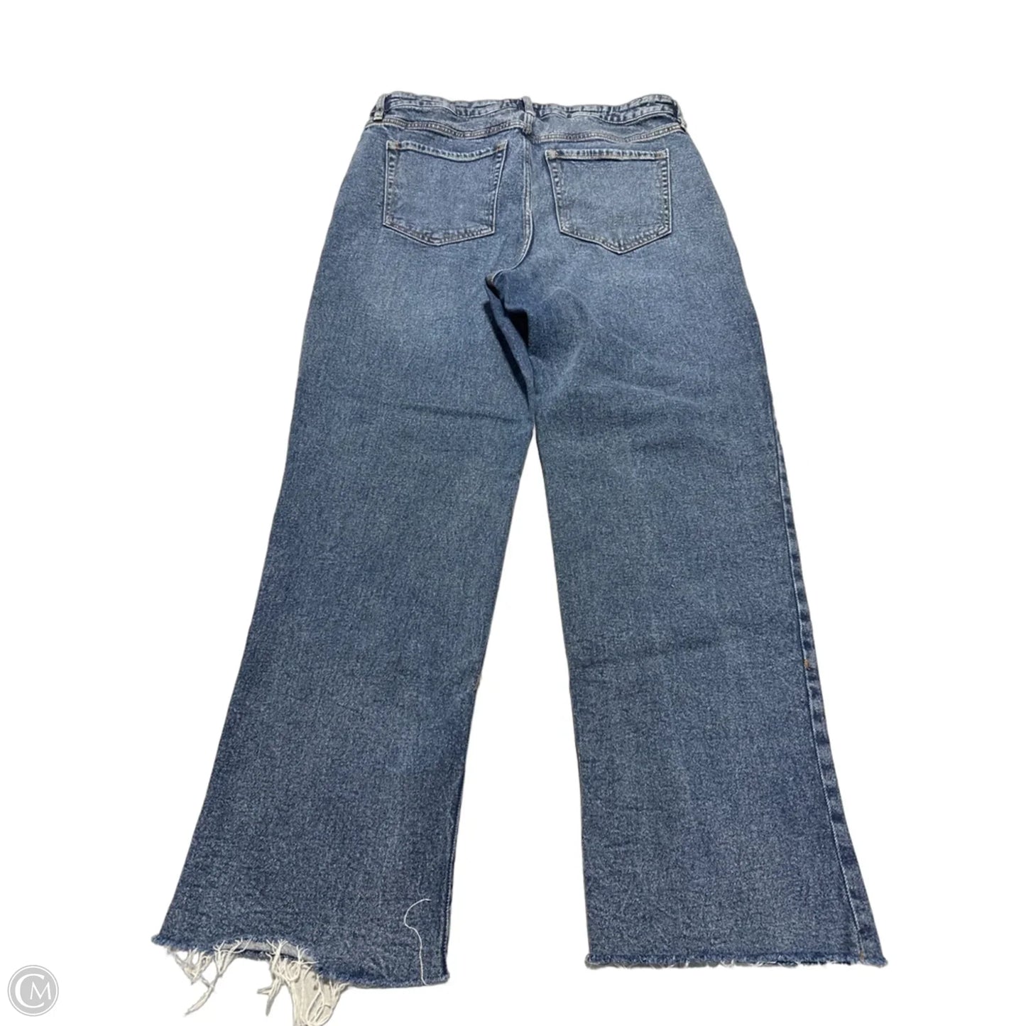 Jeans Straight By Ava & Viv In Blue Denim, Size: 16