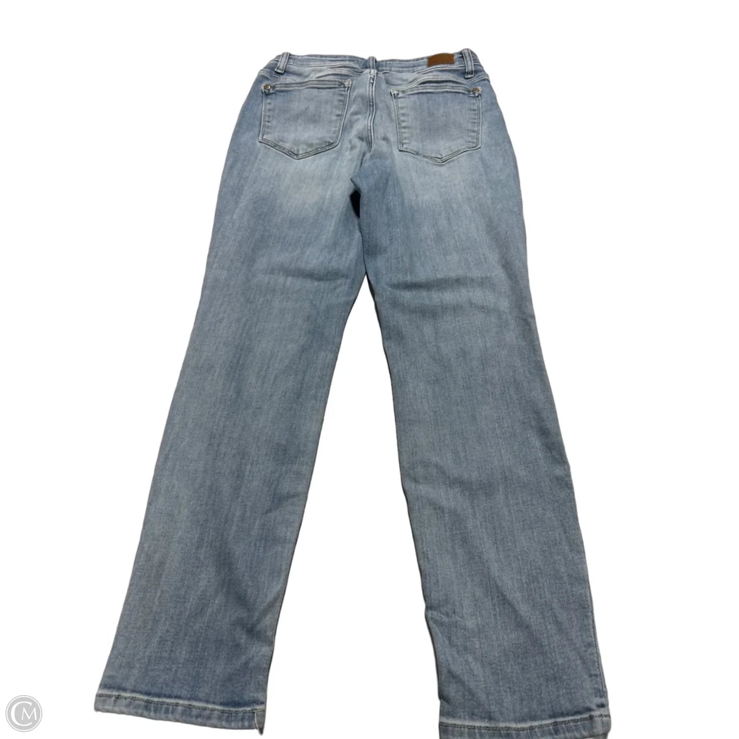 Jeans Straight By Judy Blue In Blue Denim, Size: 4