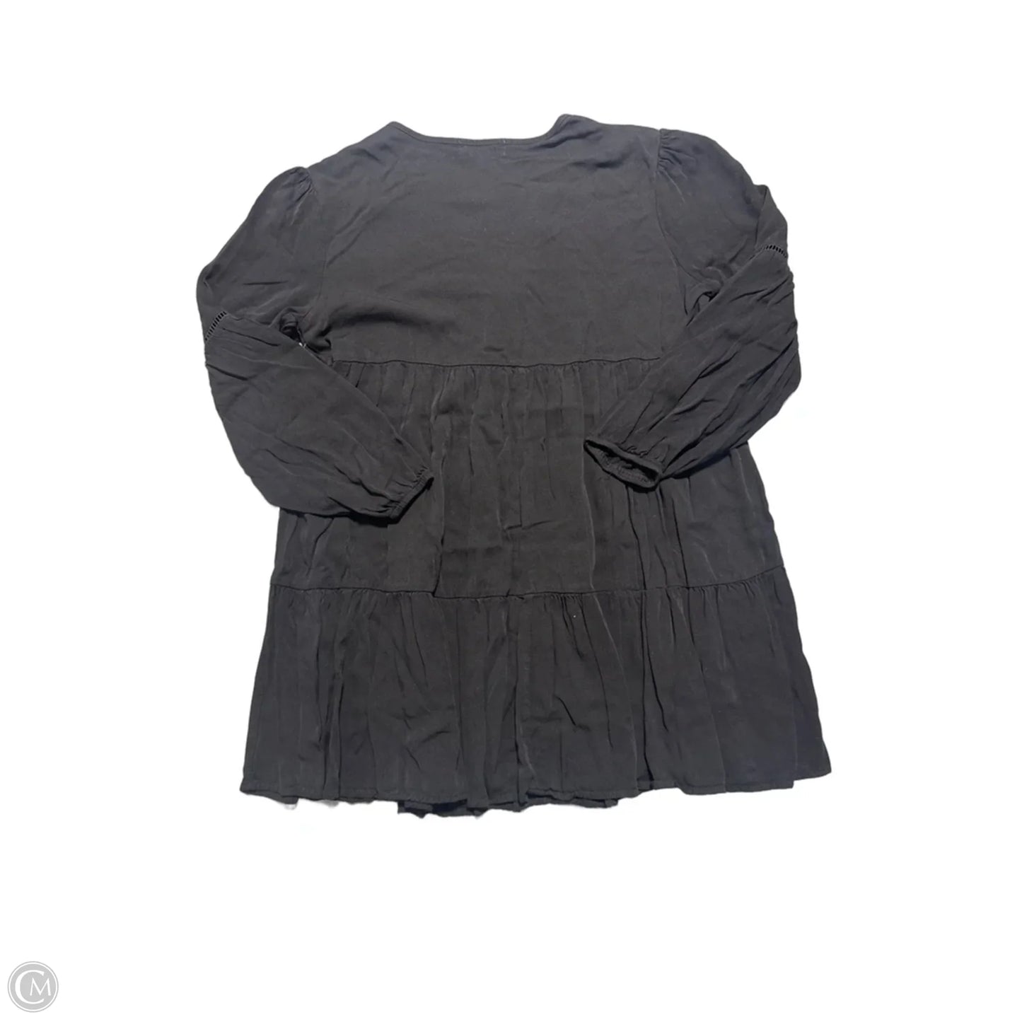 Top Long Sleeve By Carly Jean In Black, Size: M