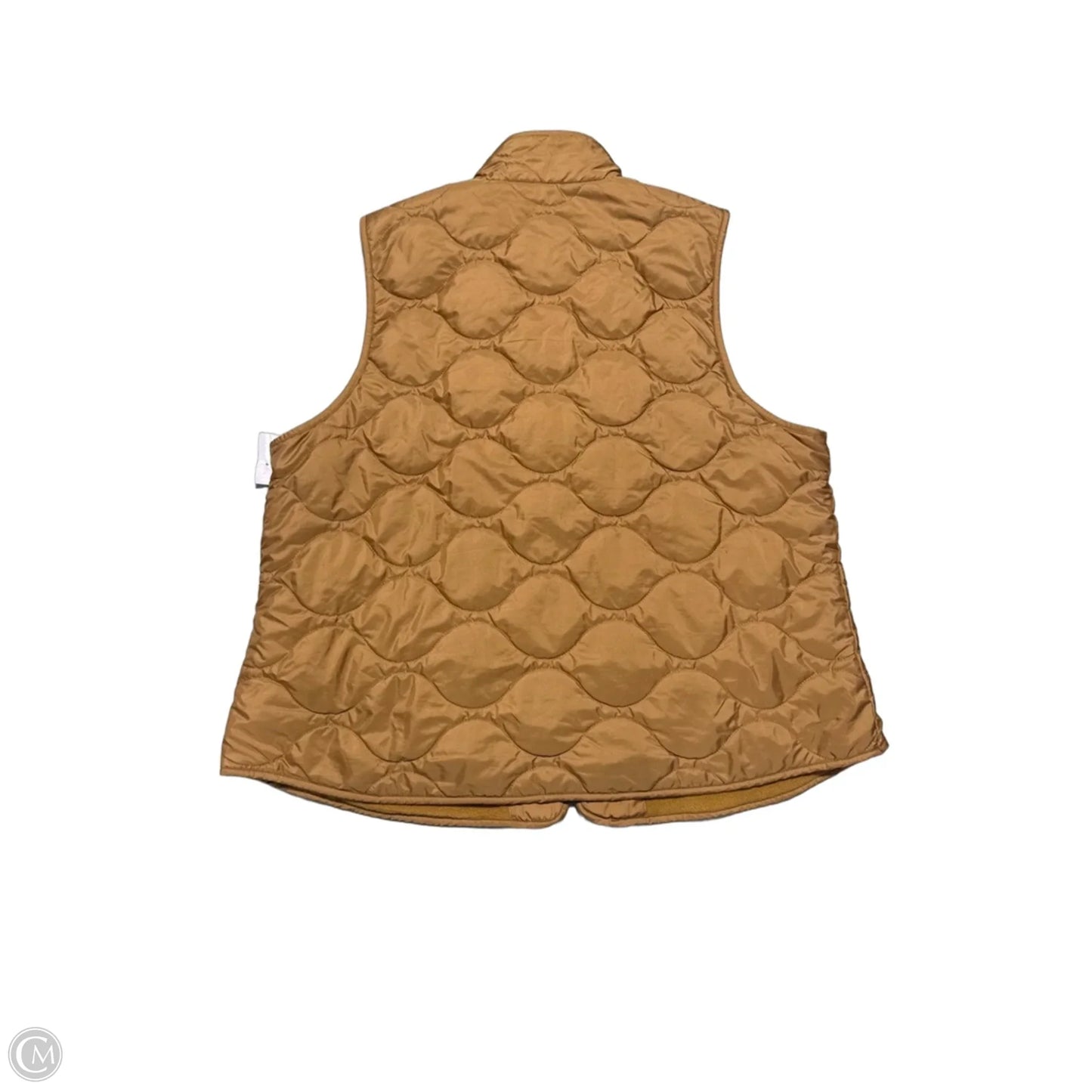 Vest Puffer & Quilted By Croft And Barrow In Tan, Size: Xxl