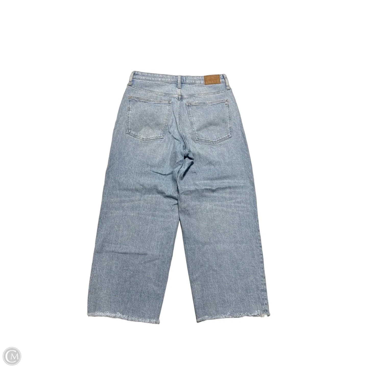 Jeans Wide Leg By Madewell In Blue Denim, Size: 10