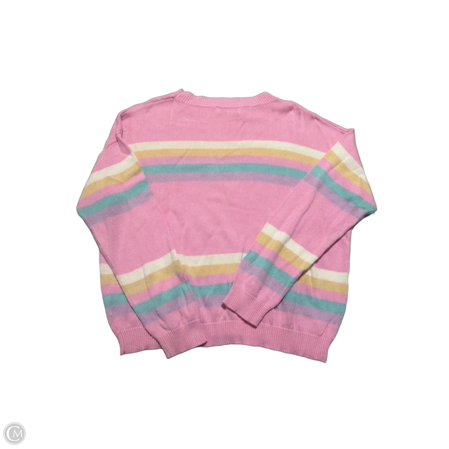 Top Long Sleeve By Andree By Unit In Pink, Size: S