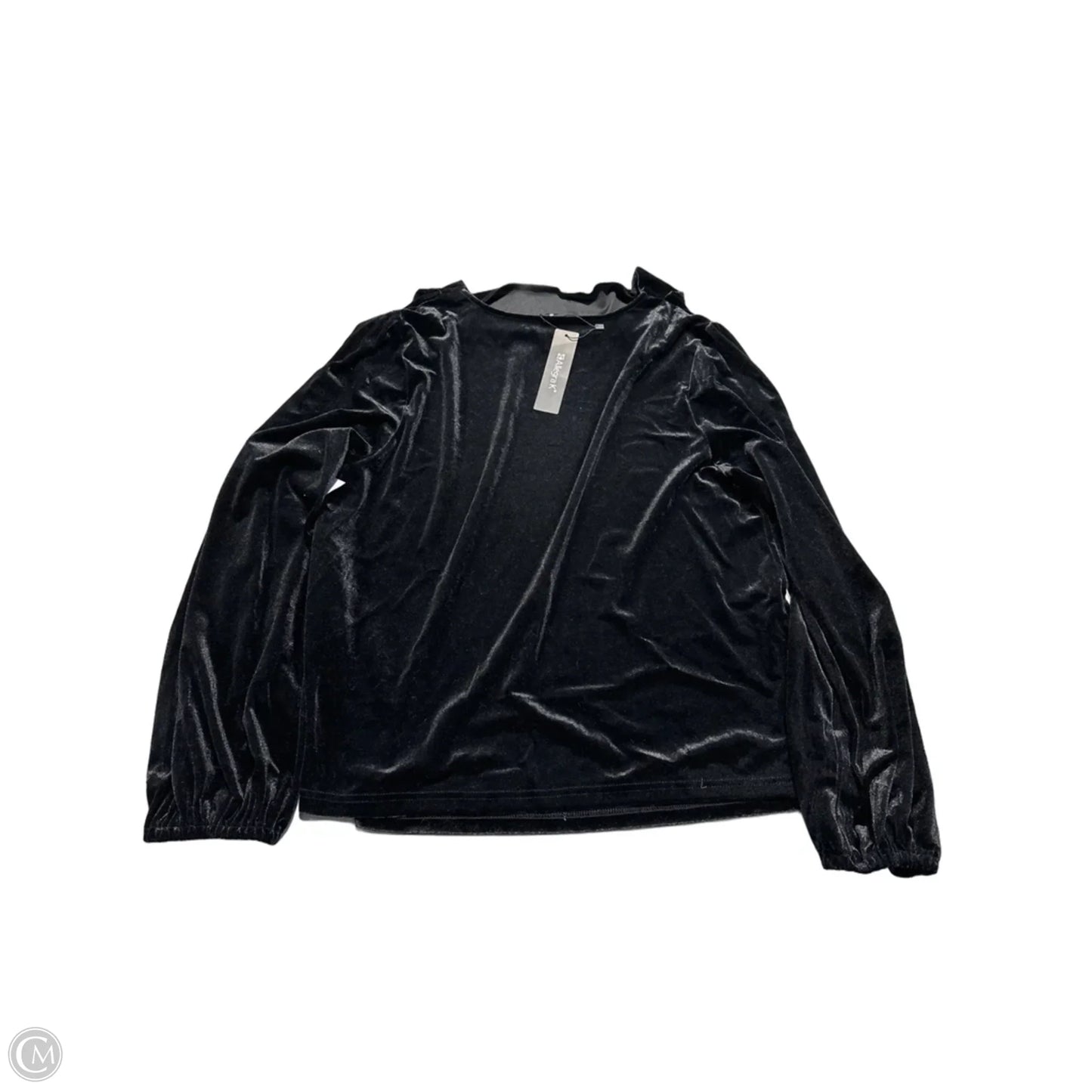 Top Long Sleeve By Allegra K In Black, Size: L