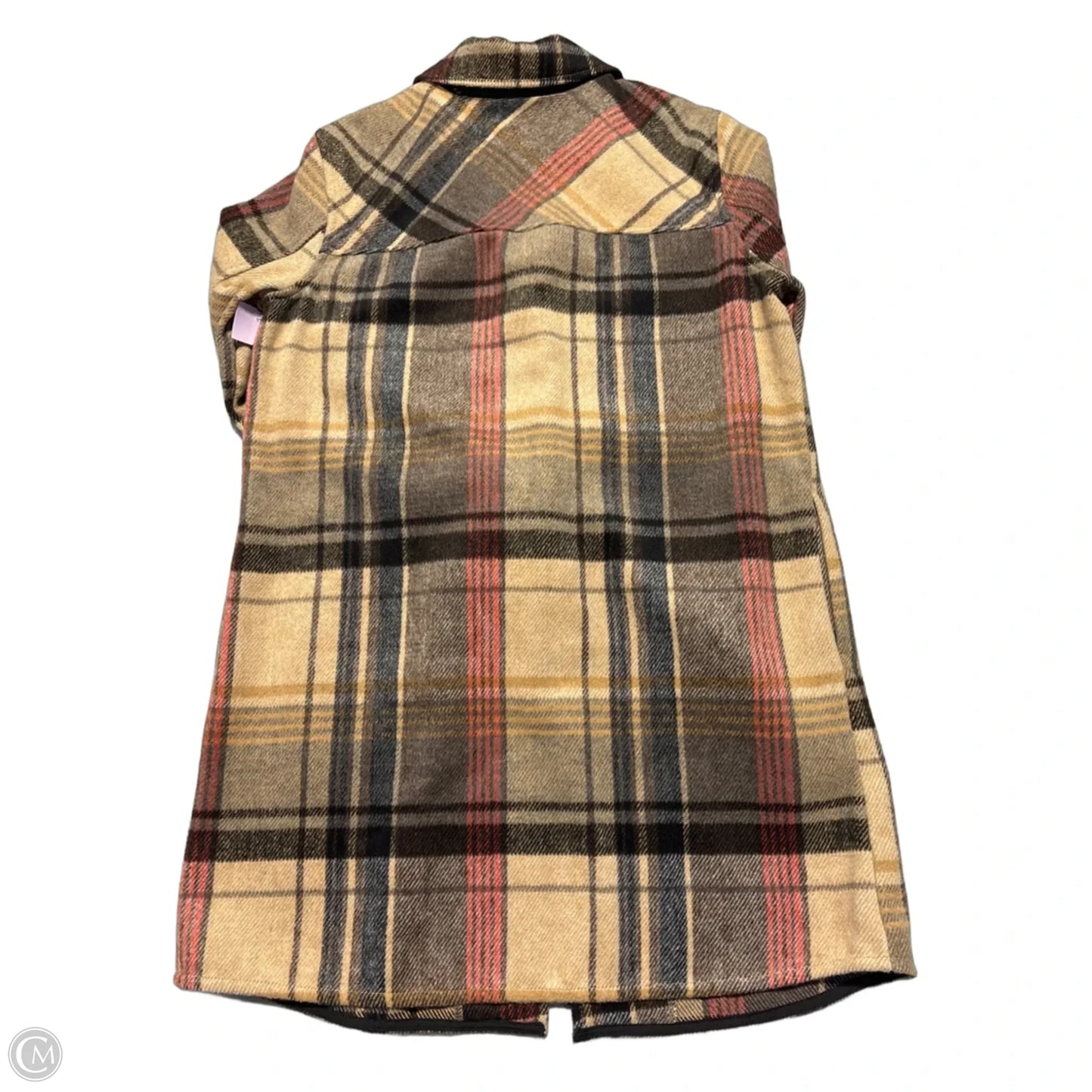 Coat Faux Fur & Sherpa By Tribal In Beige, Size: S