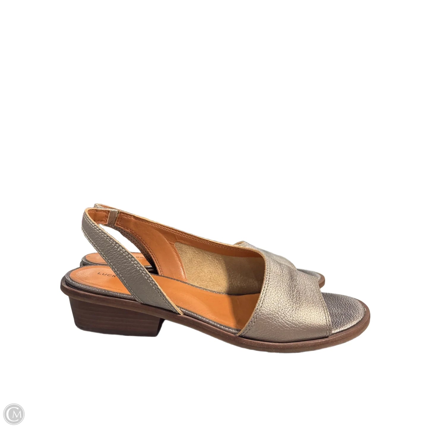 Sandals Flats By Lucky Brand In Gold, Size: 10