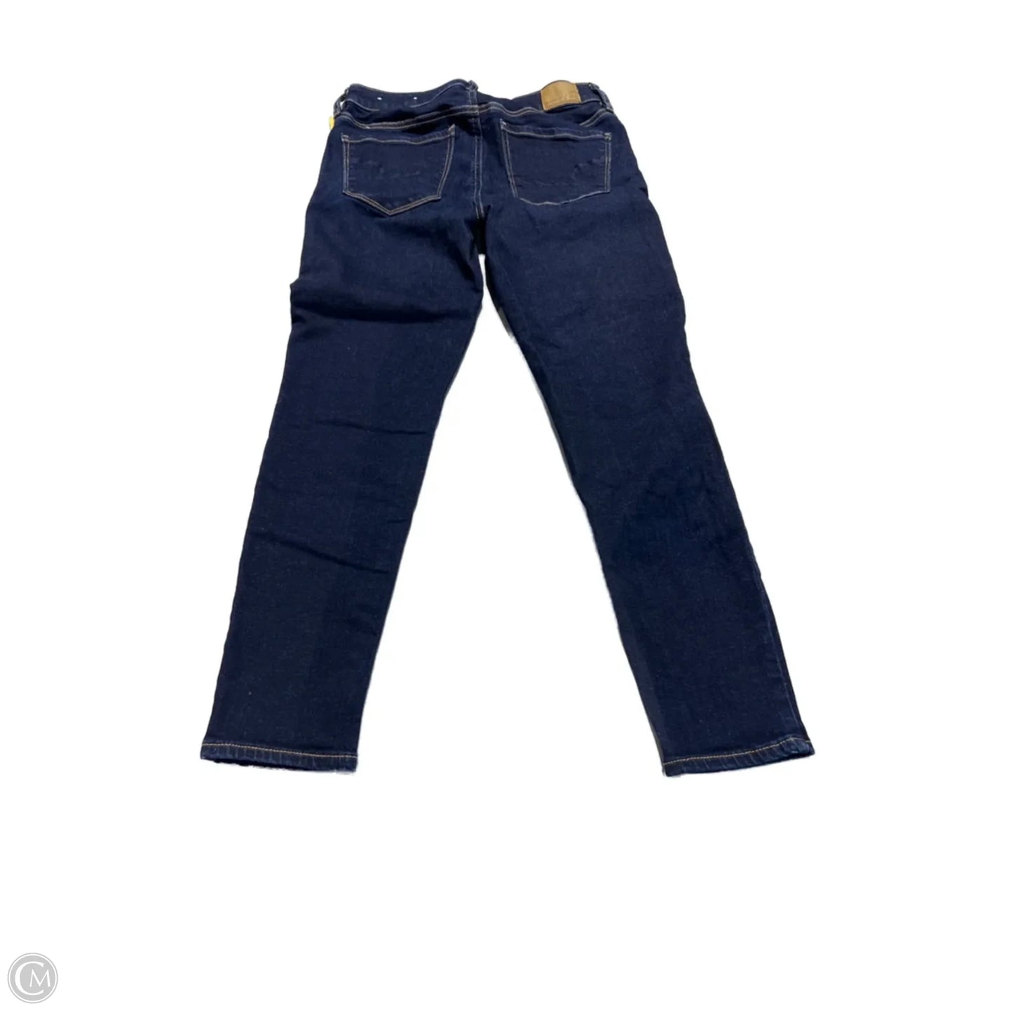 Jeans Skinny By American Eagle In Blue Denim, Size: 8