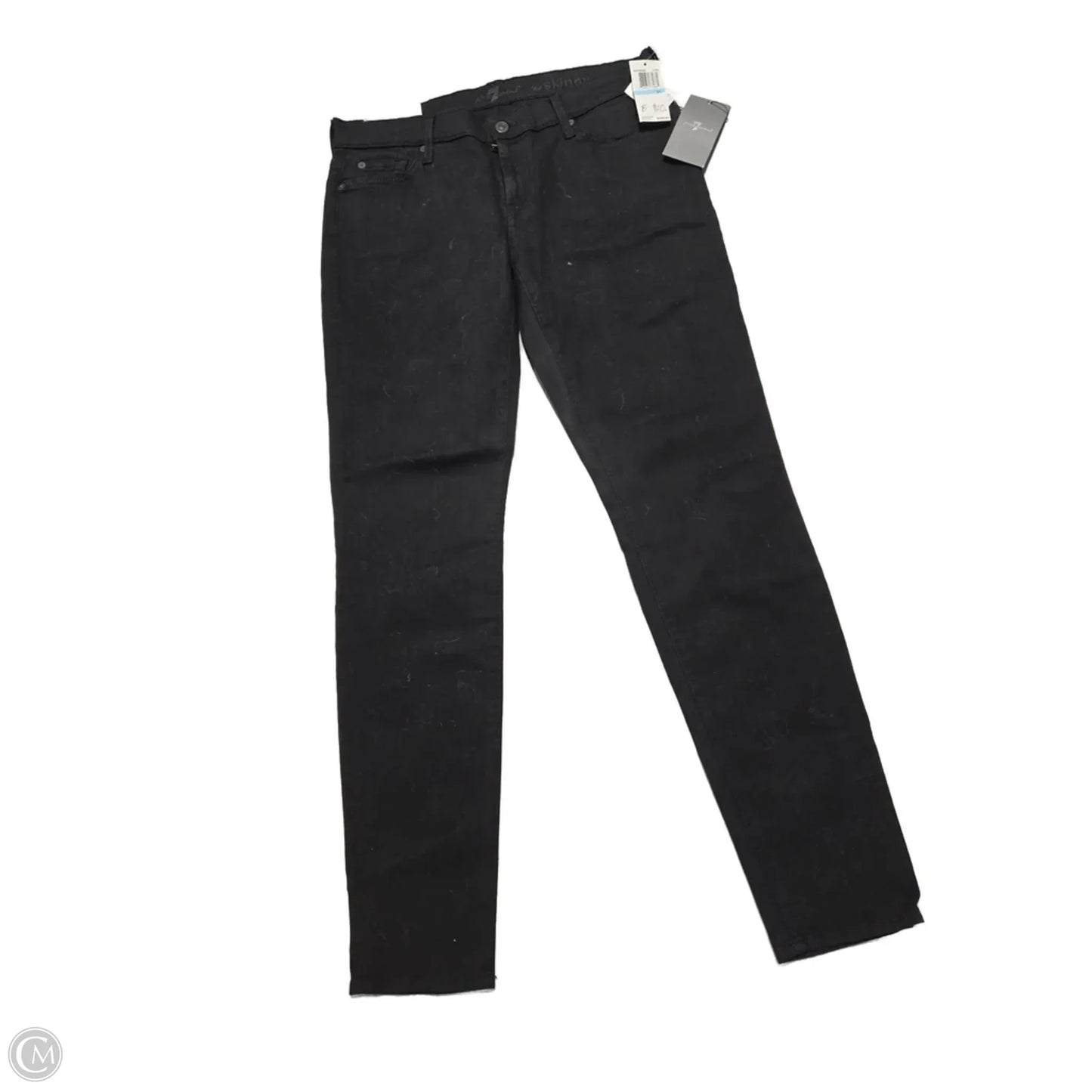 Jeans Skinny By 7 For All Mankind In Black, Size: 30