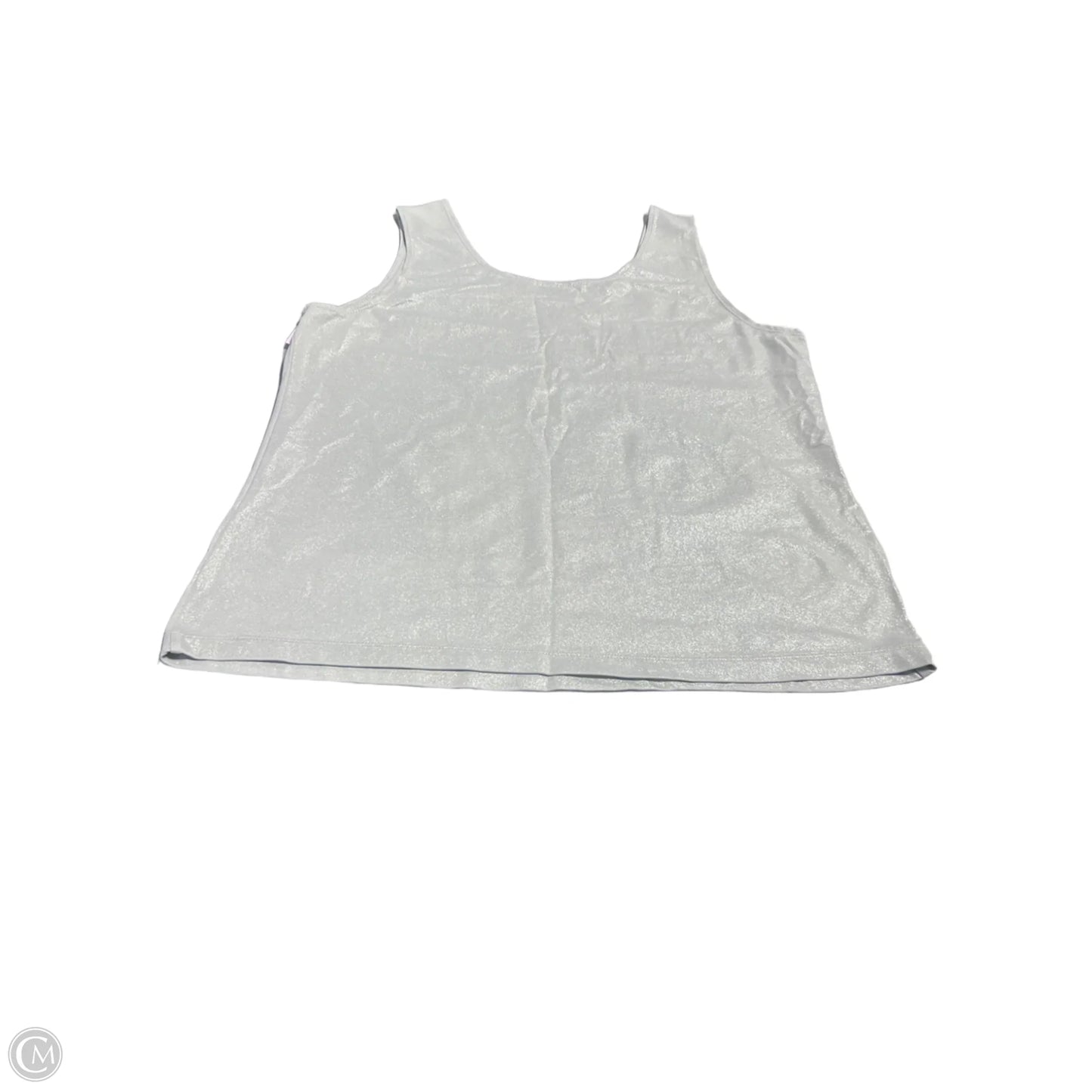 Tank Top By Chicos In Silver, Size: L