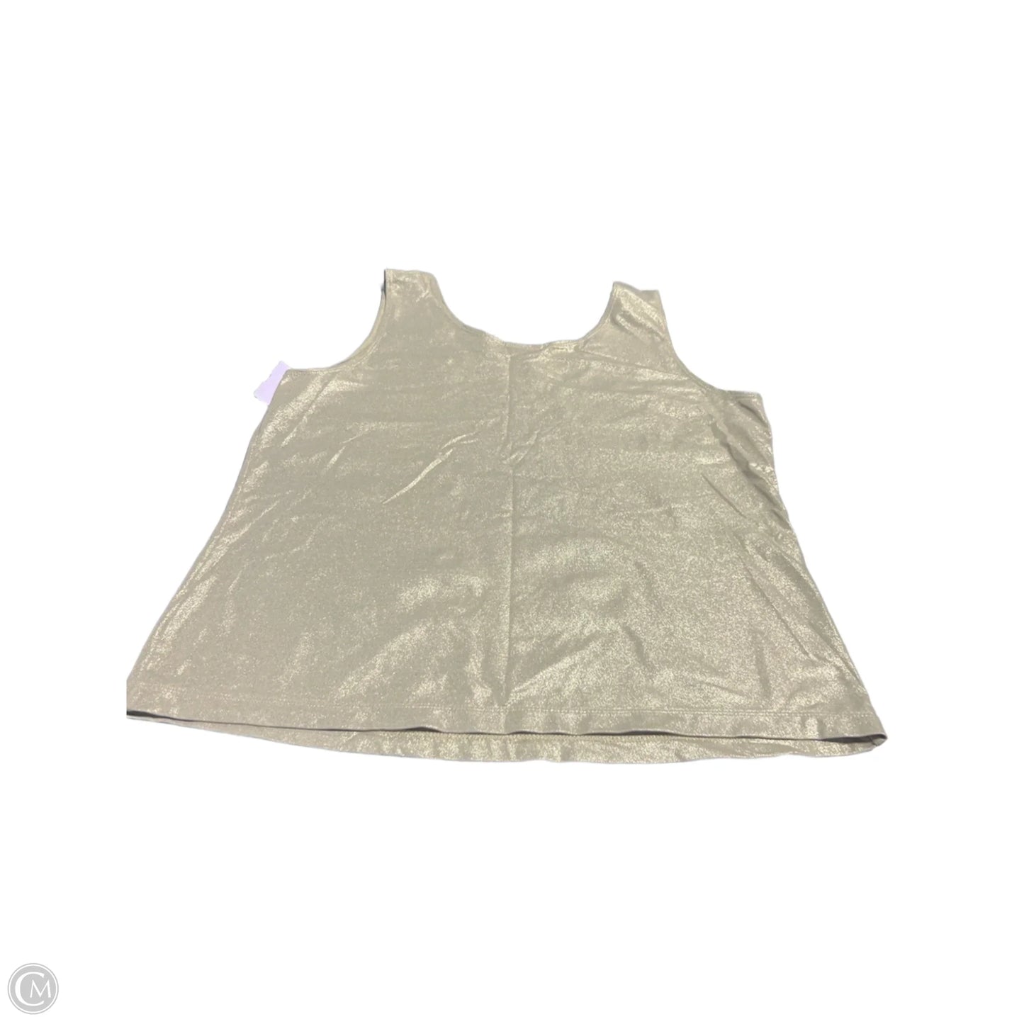 Tank Top By Chicos In Gold, Size: L