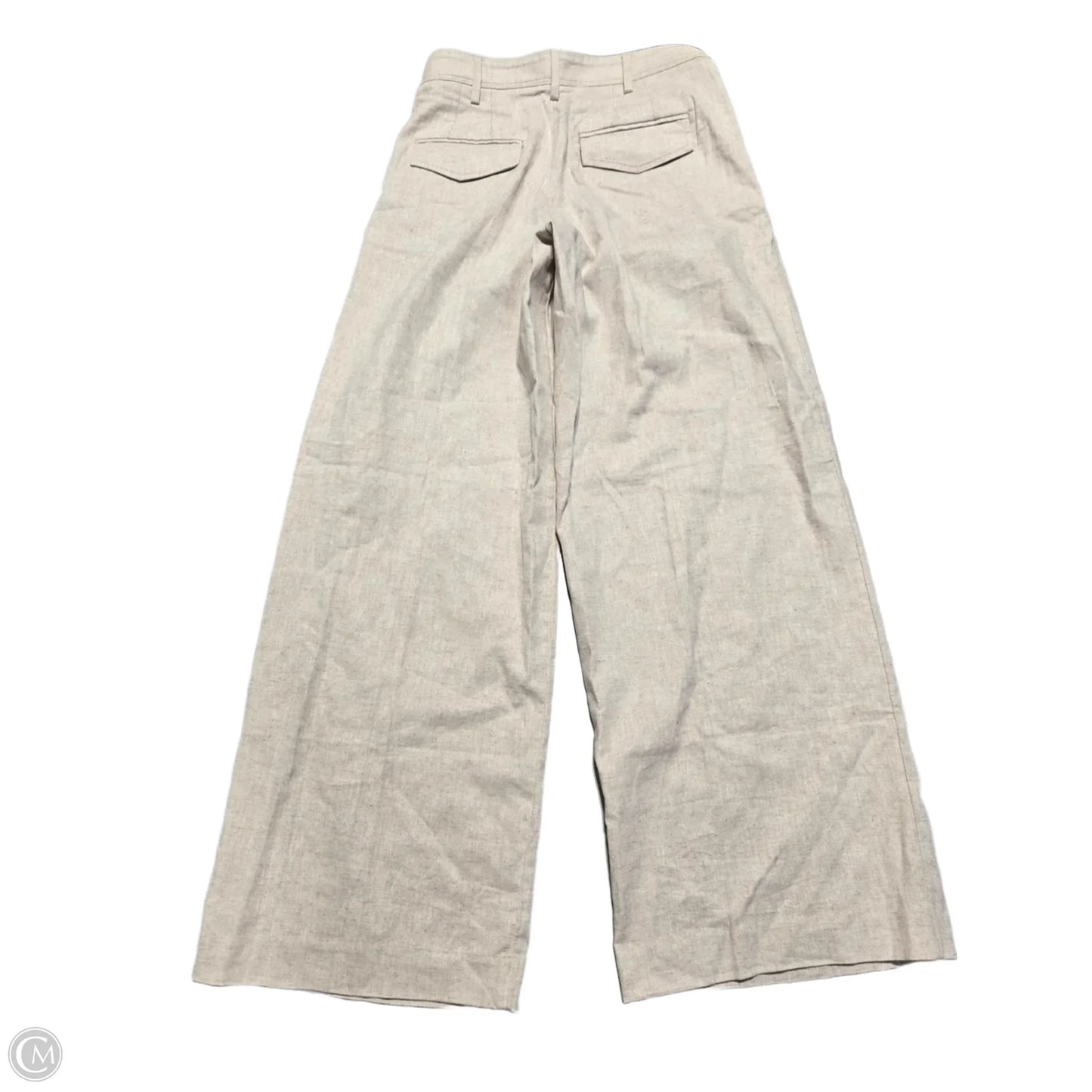 Pants Wide Leg By Banana Republic In Cream, Size: 4