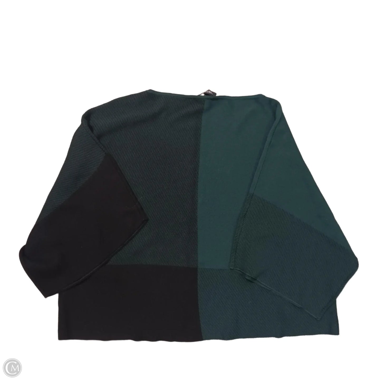Sweater Short Sleeve By Eileen Fisher In Green, Size: Xs