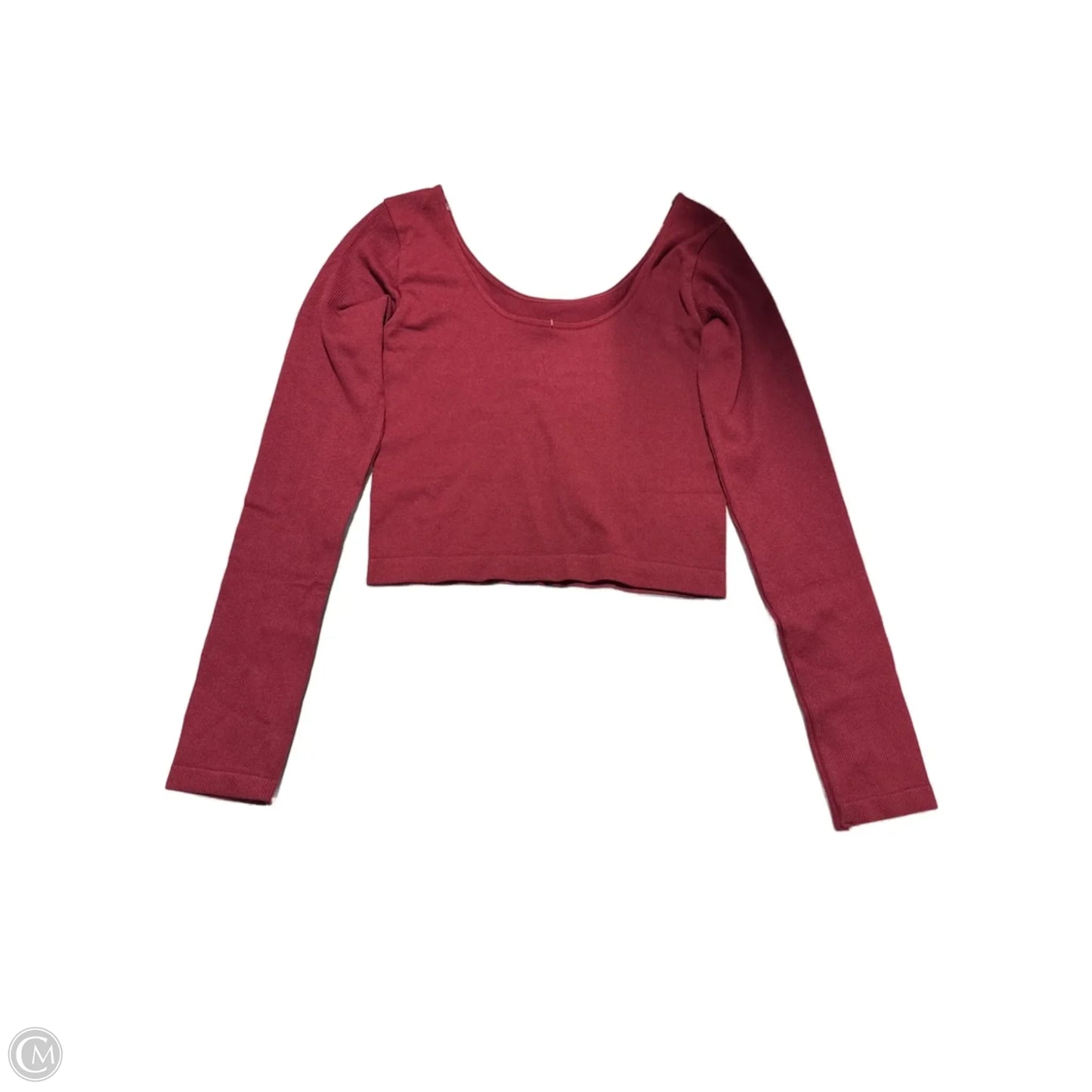 Top Long Sleeve By Wild Fable In Red, Size: M
