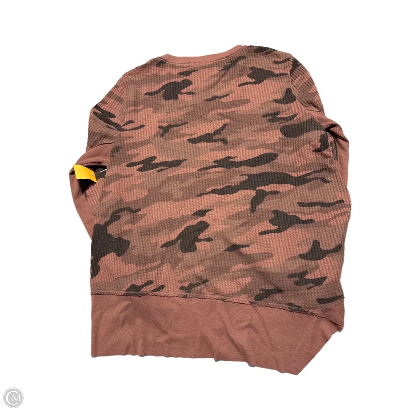 Top Long Sleeve By Dylan In Camouflage Print, Size: L