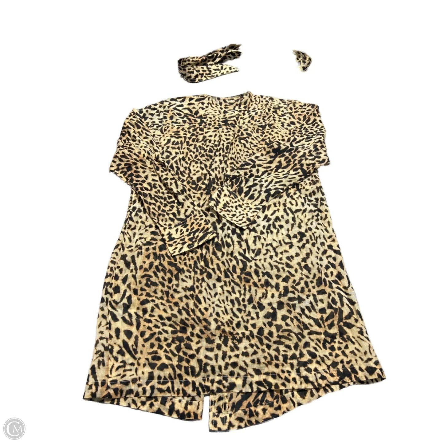 Dress Casual Short By Banana Republic In Animal Print, Size: L