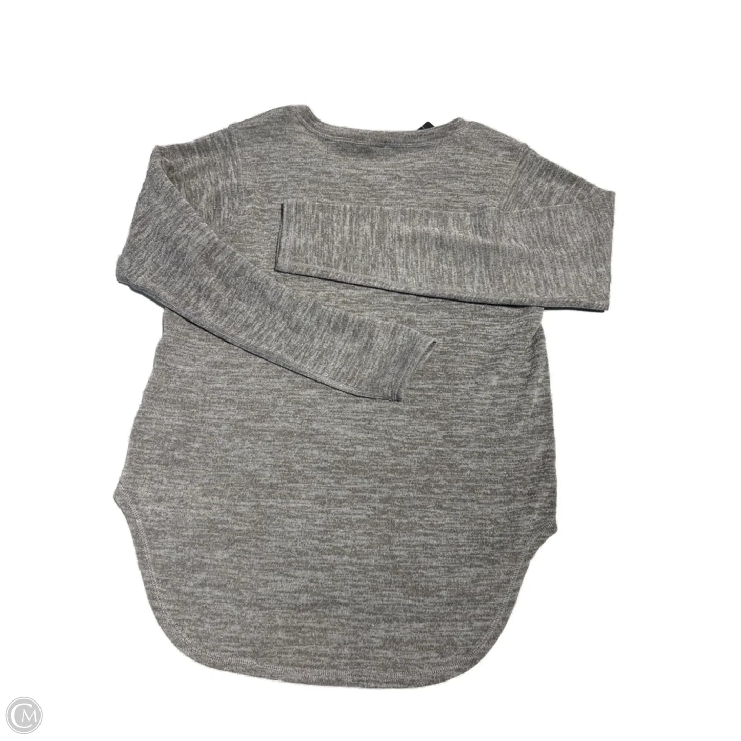 Top Long Sleeve By Nally And Millie In Grey, Size: S