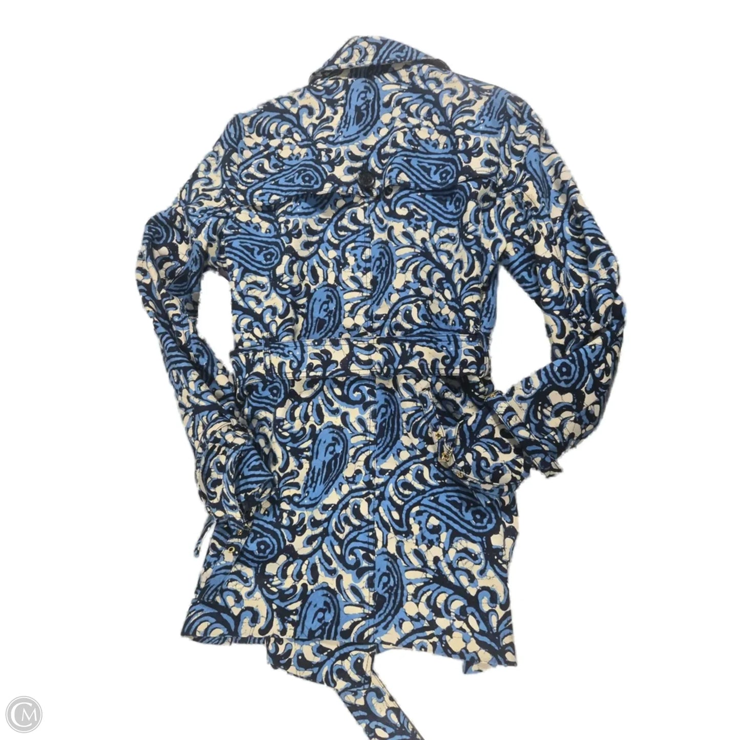 Jacket Designer By Michael Kors In Blue, Size: S