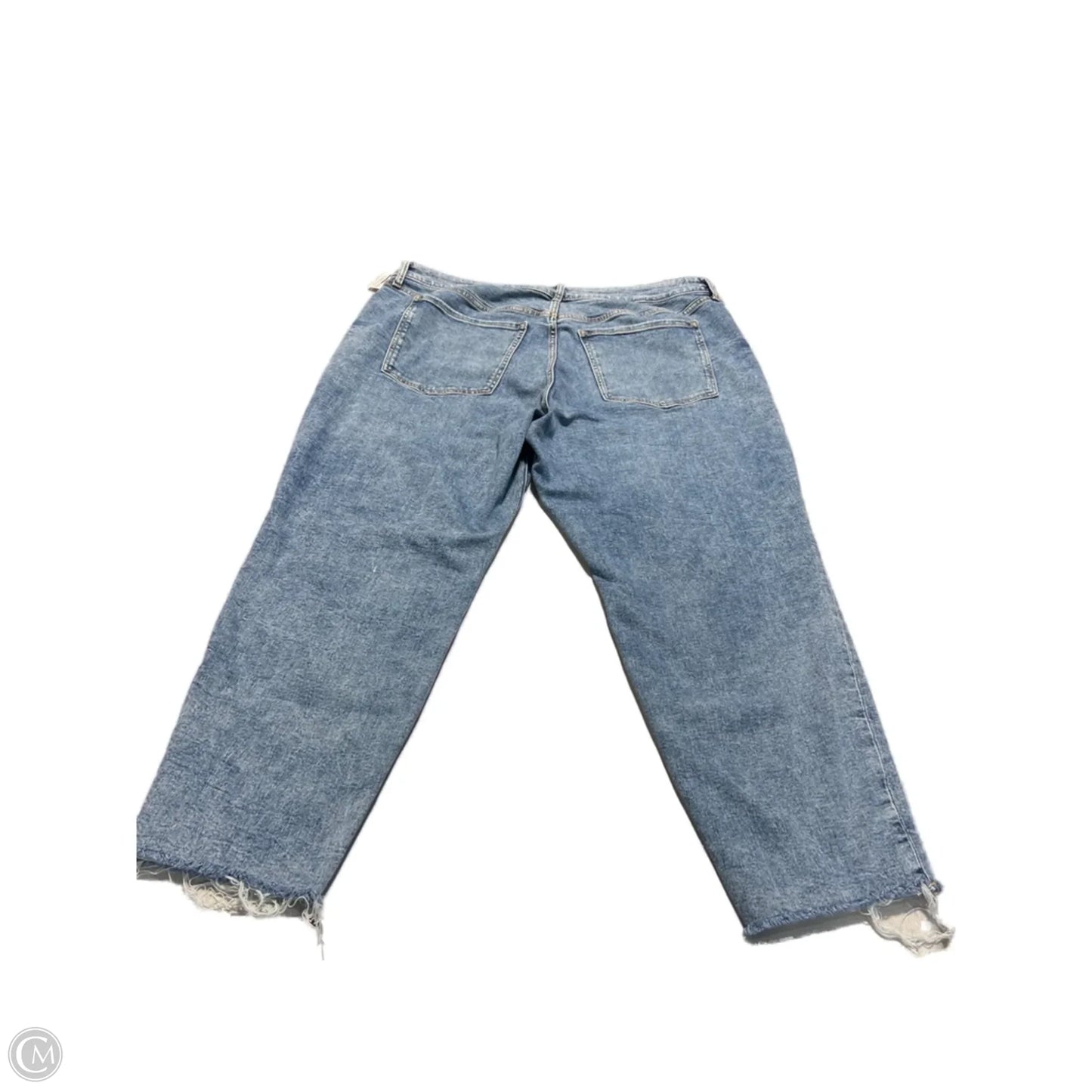 Jeans Straight By Old Navy In Blue Denim, Size: 22