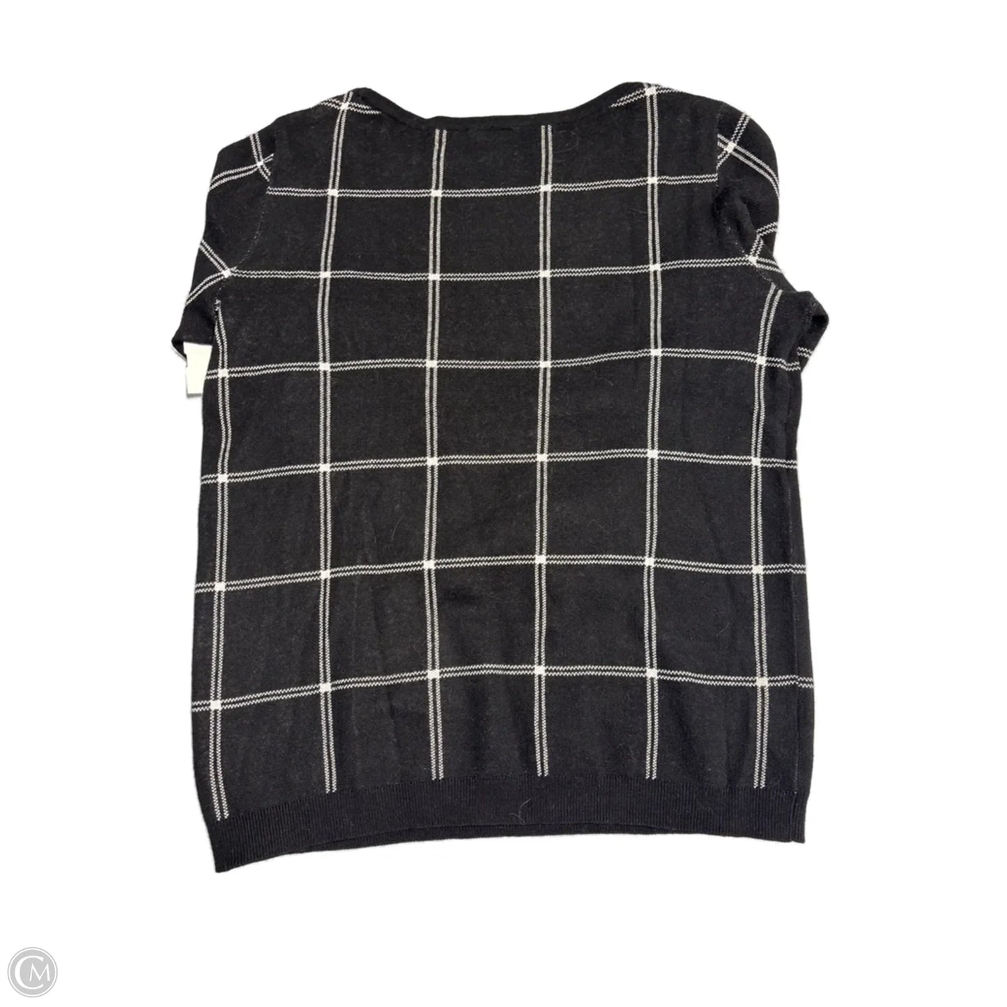 Top 3/4 Sleeve By Ann Taylor In Black, Size: M