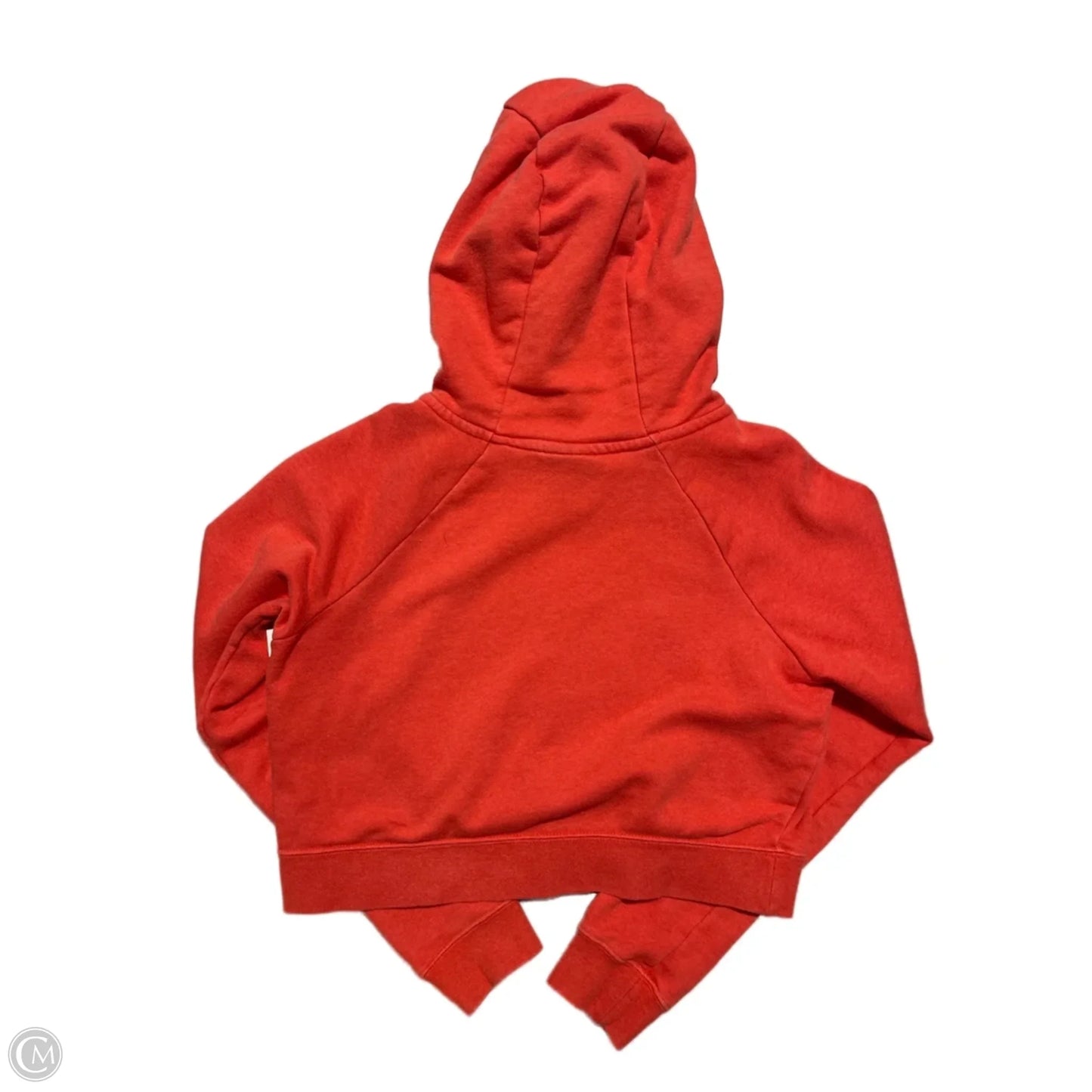 Sweatshirt Hoodie By Nike In Coral, Size: S