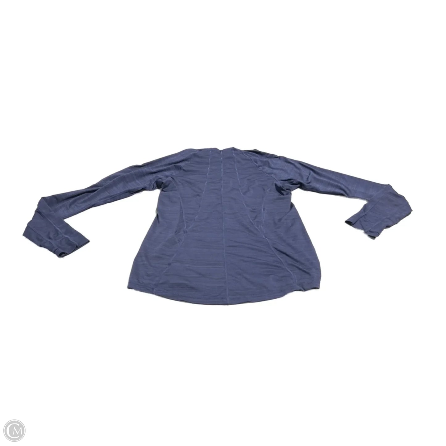 Athletic Top Long Sleeve Hoodie By Athleta In Navy, Size: L