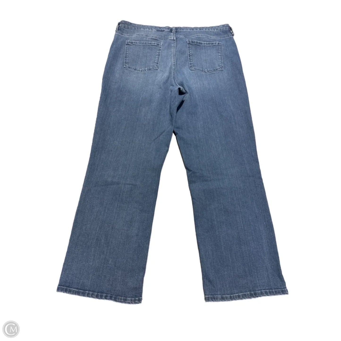 Jeans Straight By Buffalo David Bitton In Blue Denim, Size: 18