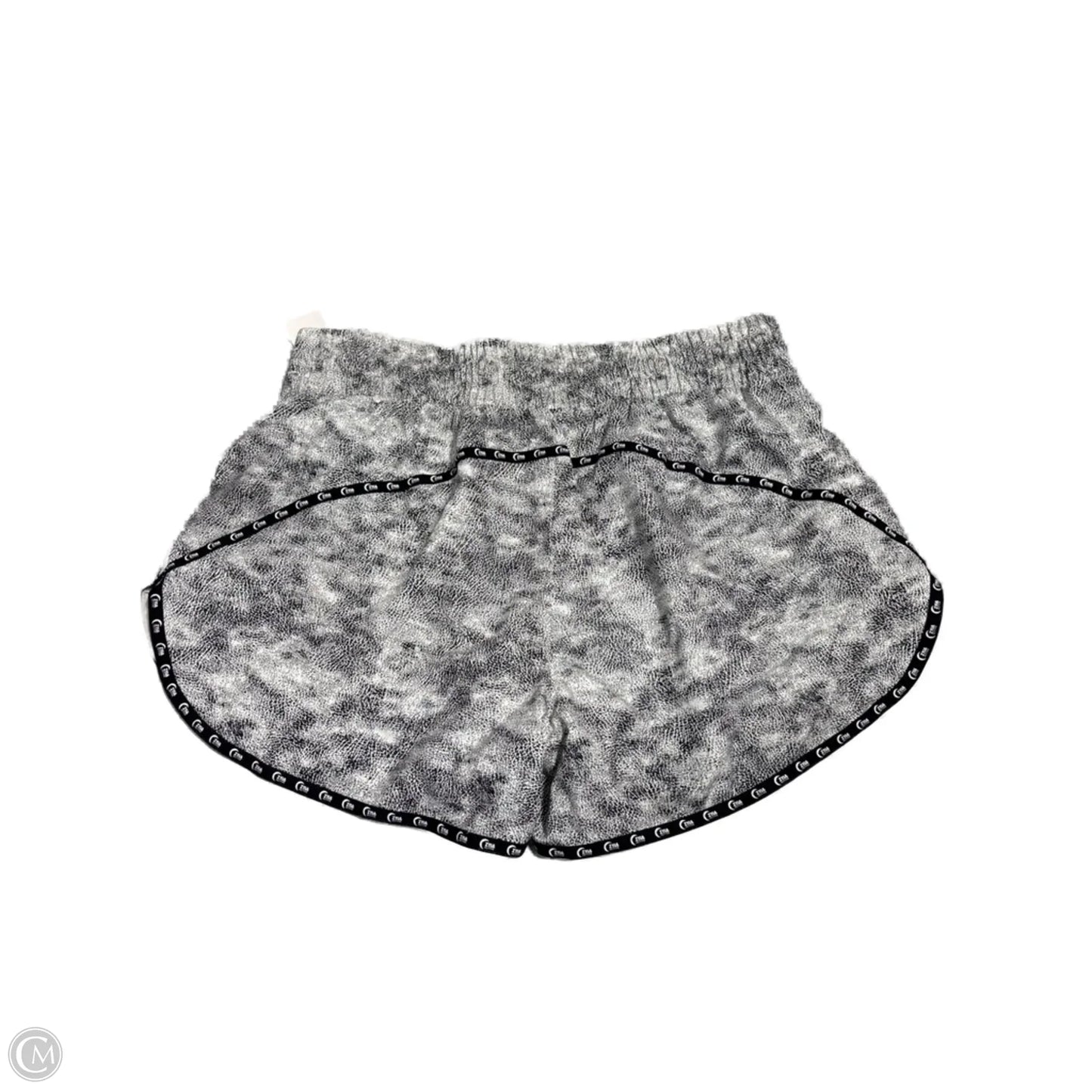 Athletic Shorts By Zyia In Black & White, Size: L