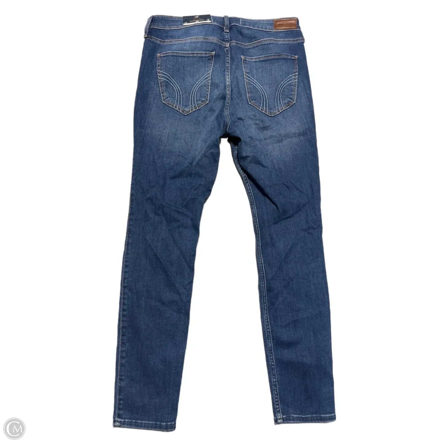 Jeans Skinny By Hollister In Blue Denim, Size: 12