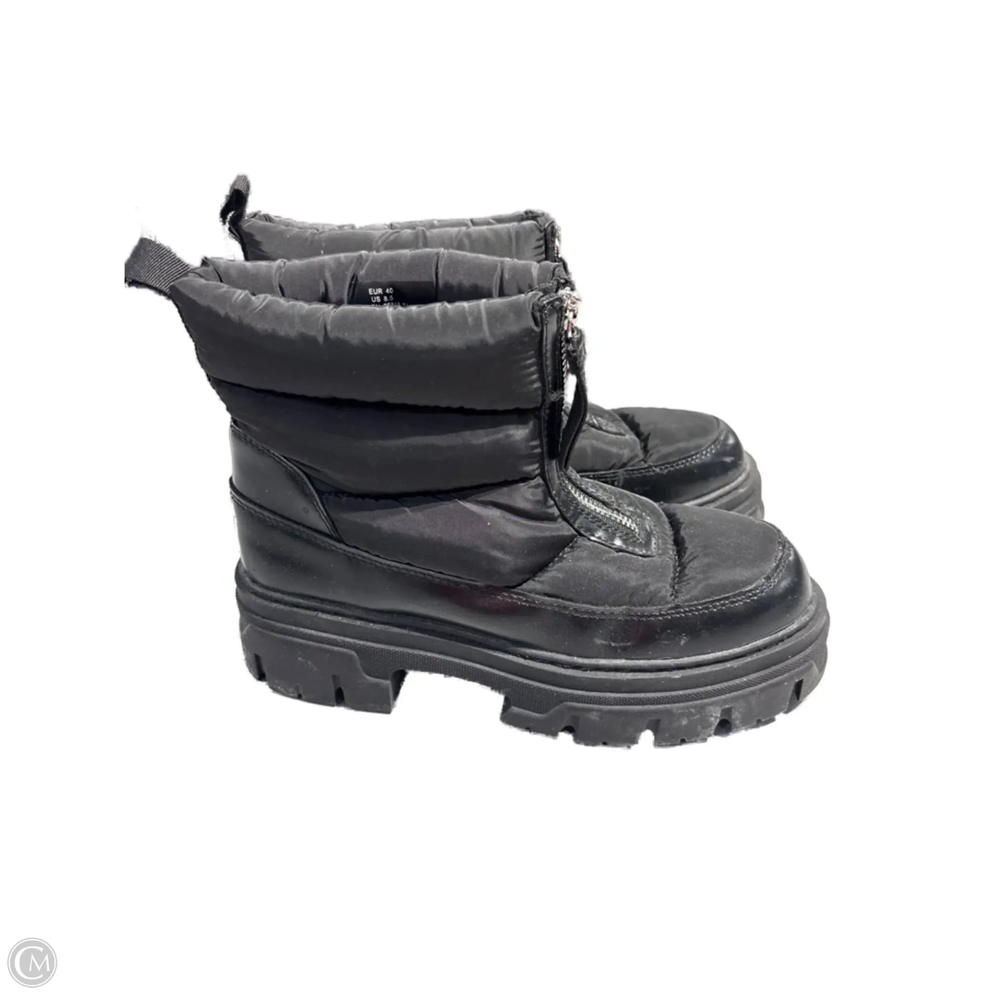 Boots Ankle Flats By H&m In Black, Size: 8.5