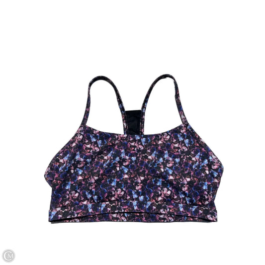 Athletic Bra By Fabletics In Purple, Size: Xxl
