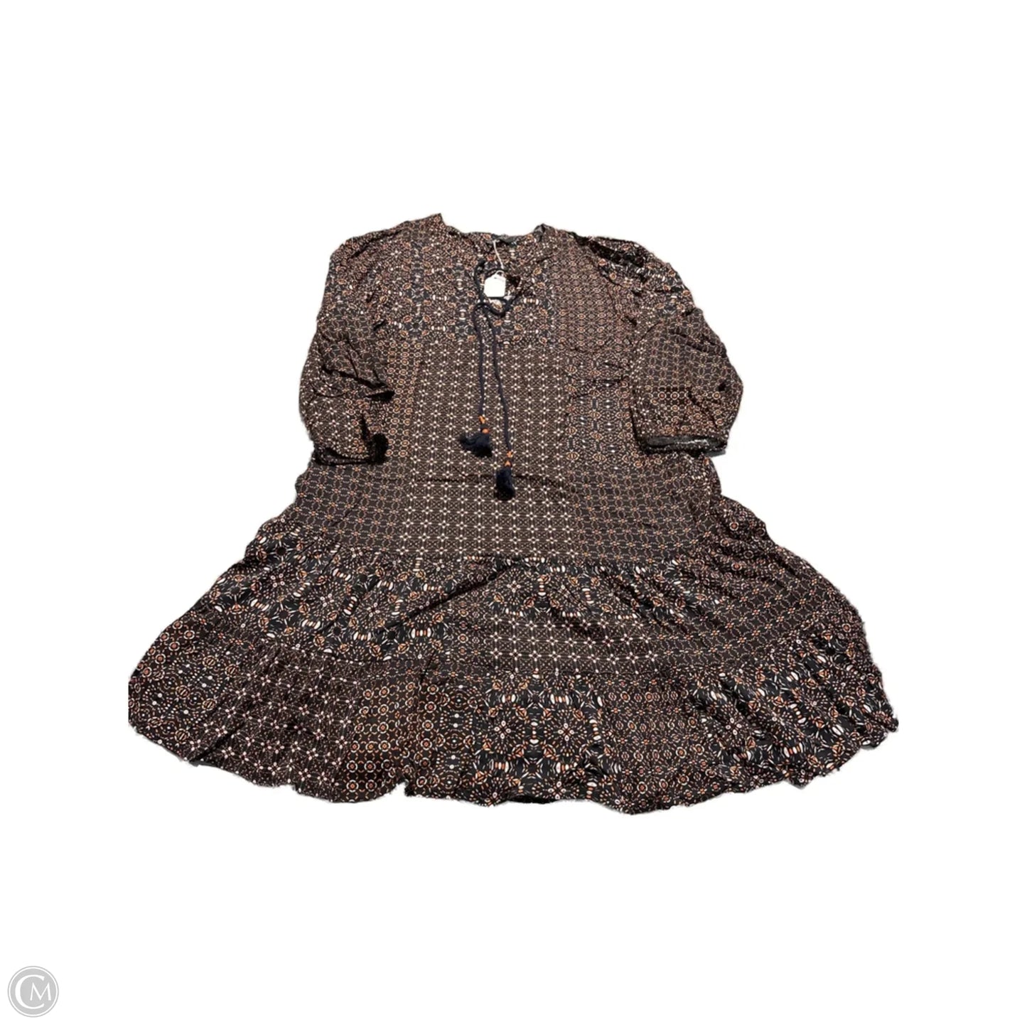 Dress Casual Midi By Liverpool In Multi-colored, Size: L