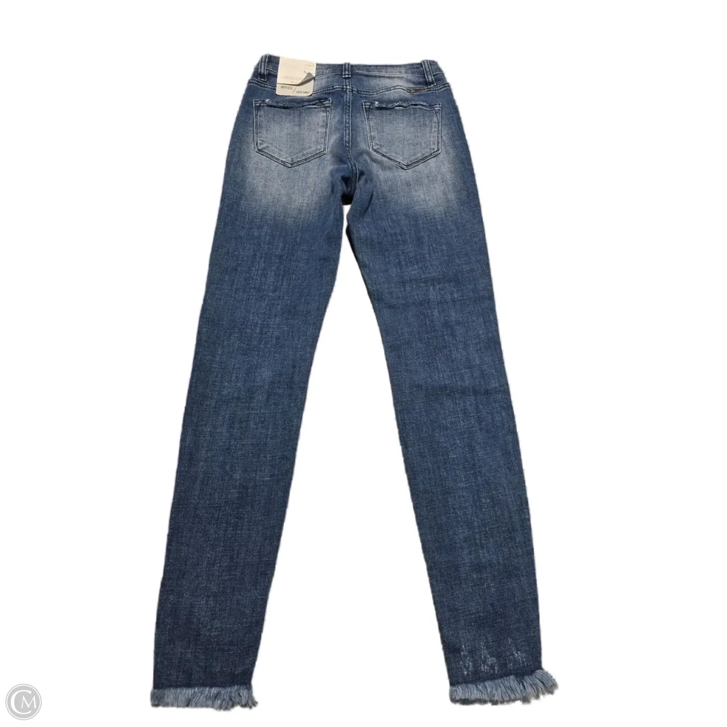 Jeans Skinny By Kancan In Blue Denim, Size: 0