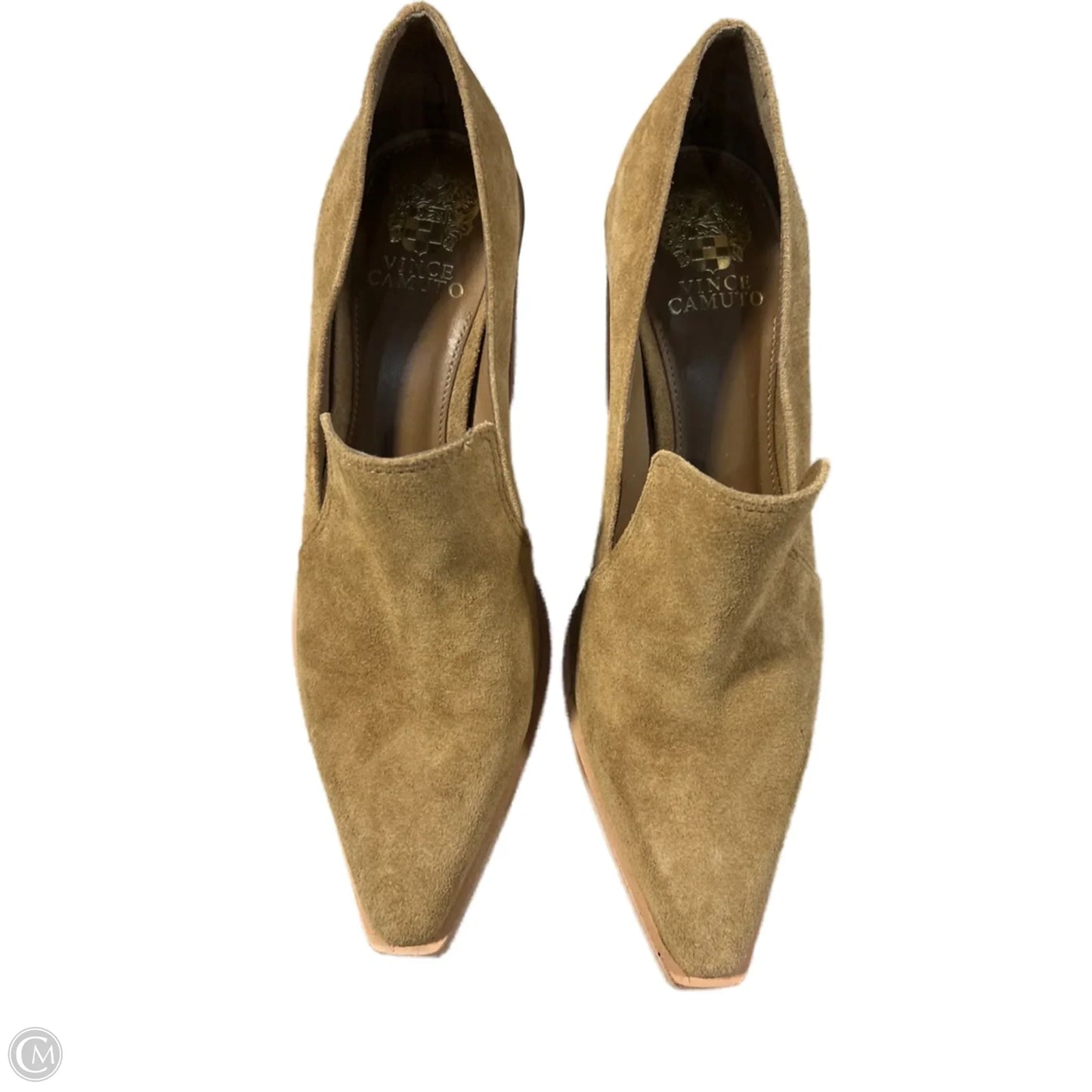 Shoes Heels Block By Vince Camuto In Tan, Size: 9.5