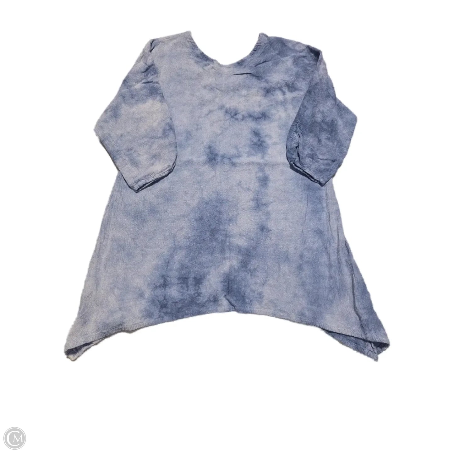 Top Short Sleeve Basic By Cme In Blue, Size: M