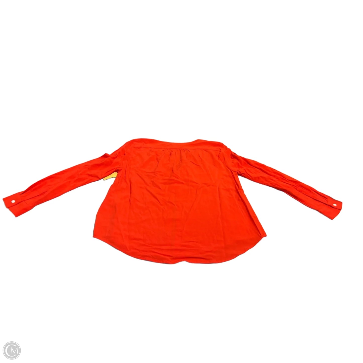 Top Long Sleeve Basic By Levis In Orange, Size: S