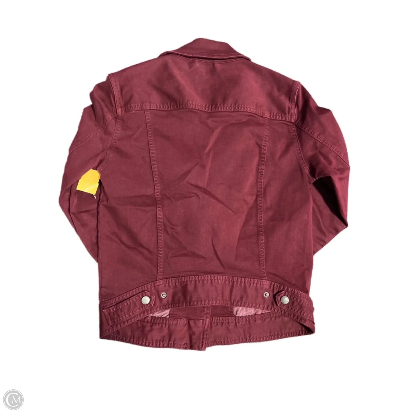 Jacket Denim By Liverpool In Maroon, Size: Xs