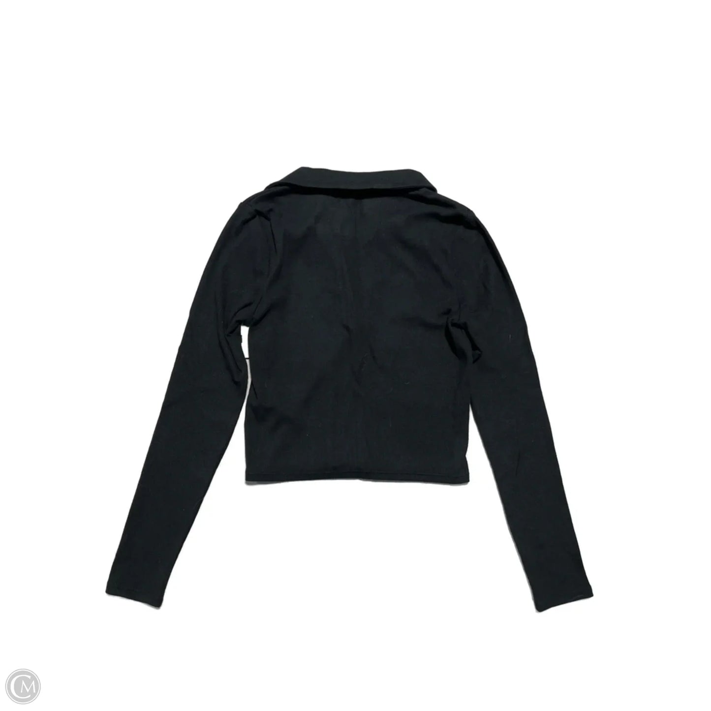 Top Long Sleeve By Abercrombie And Fitch In Black, Size: S