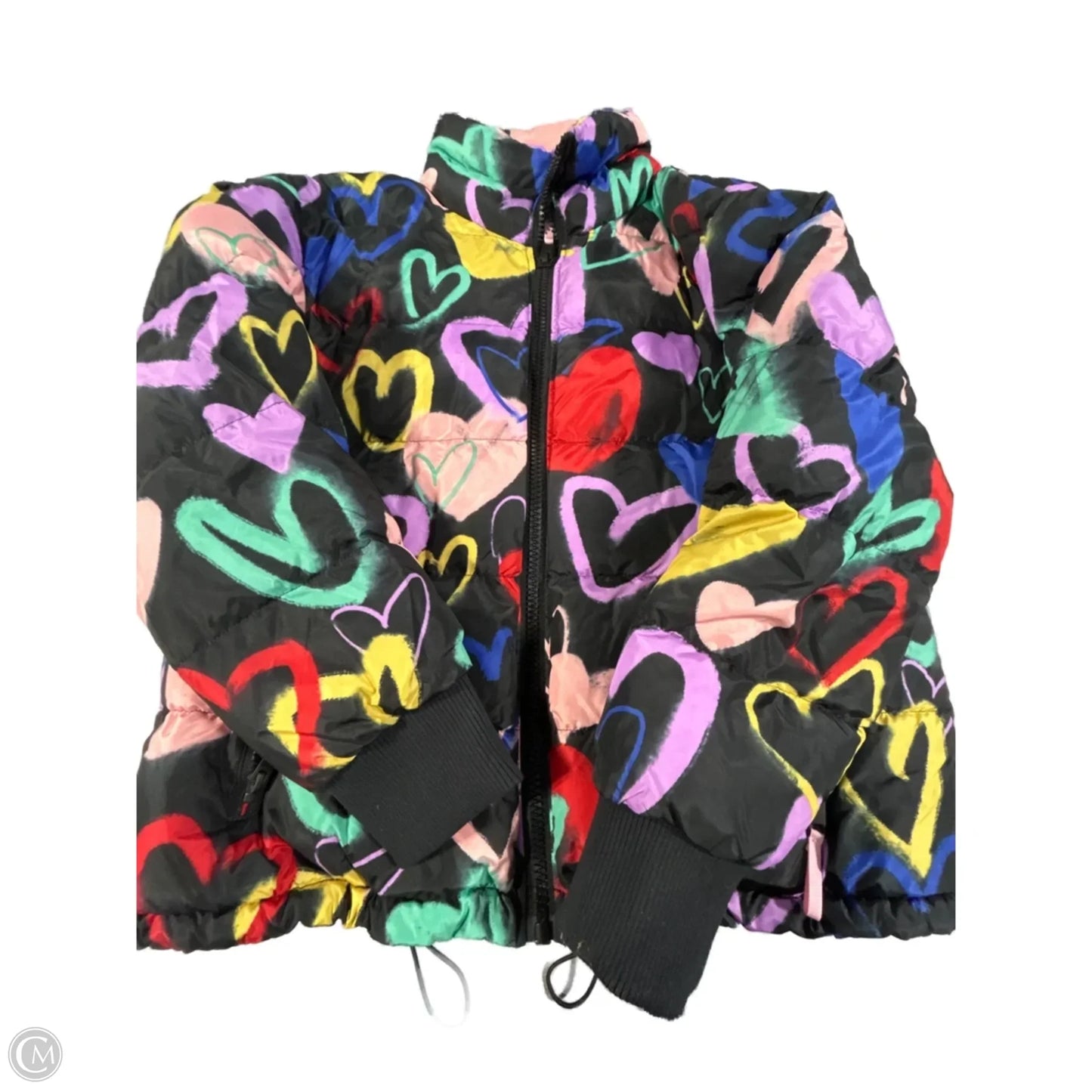 Coat Puffer & Quilted By Wild Fable In Multi-colored, Size: Xs