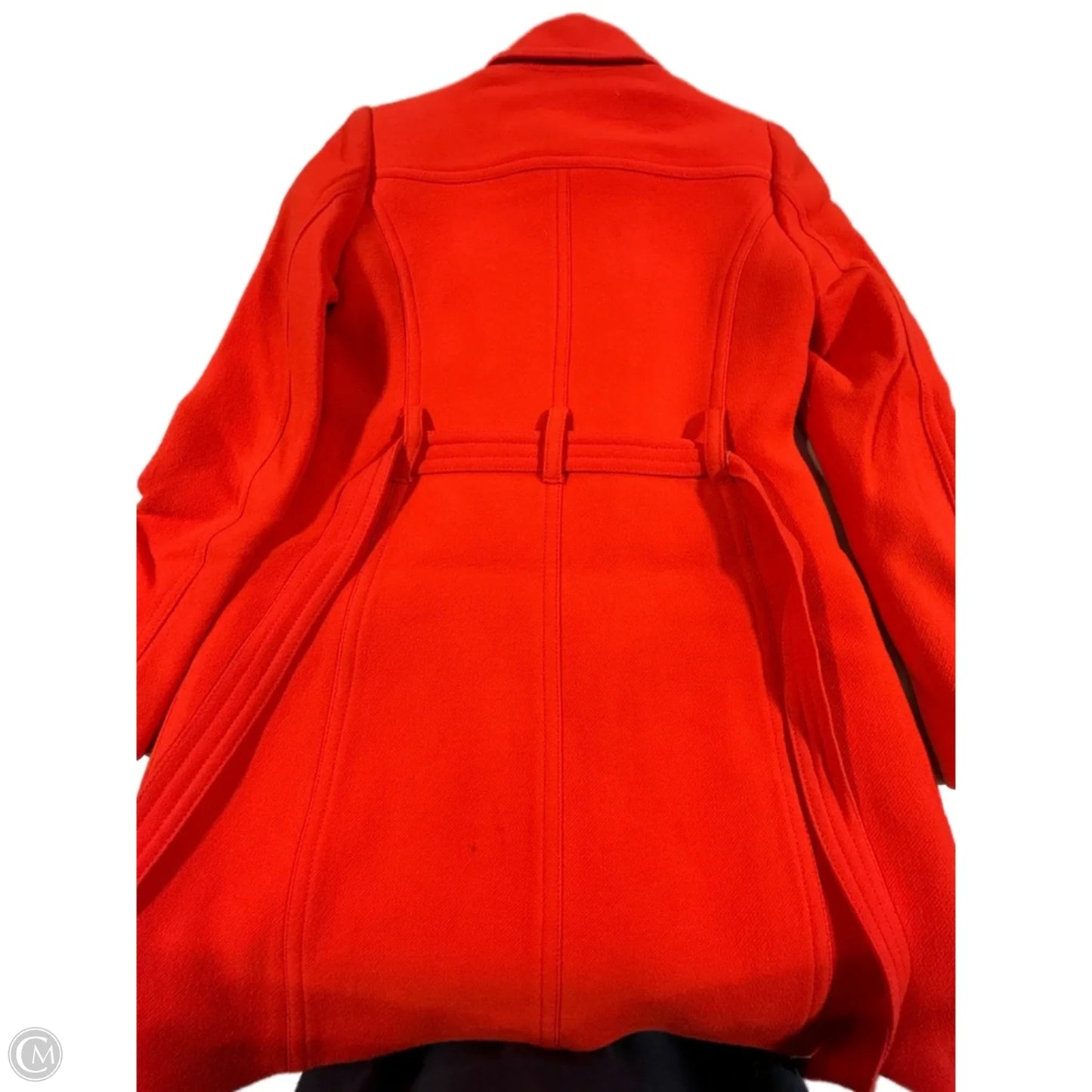 Coat Peacoat By J. Crew In Red, Size: 2
