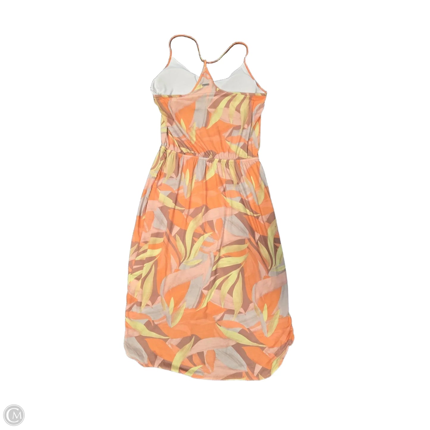 Dress Casual Short By Prana In Orange & Yellow, Size: L