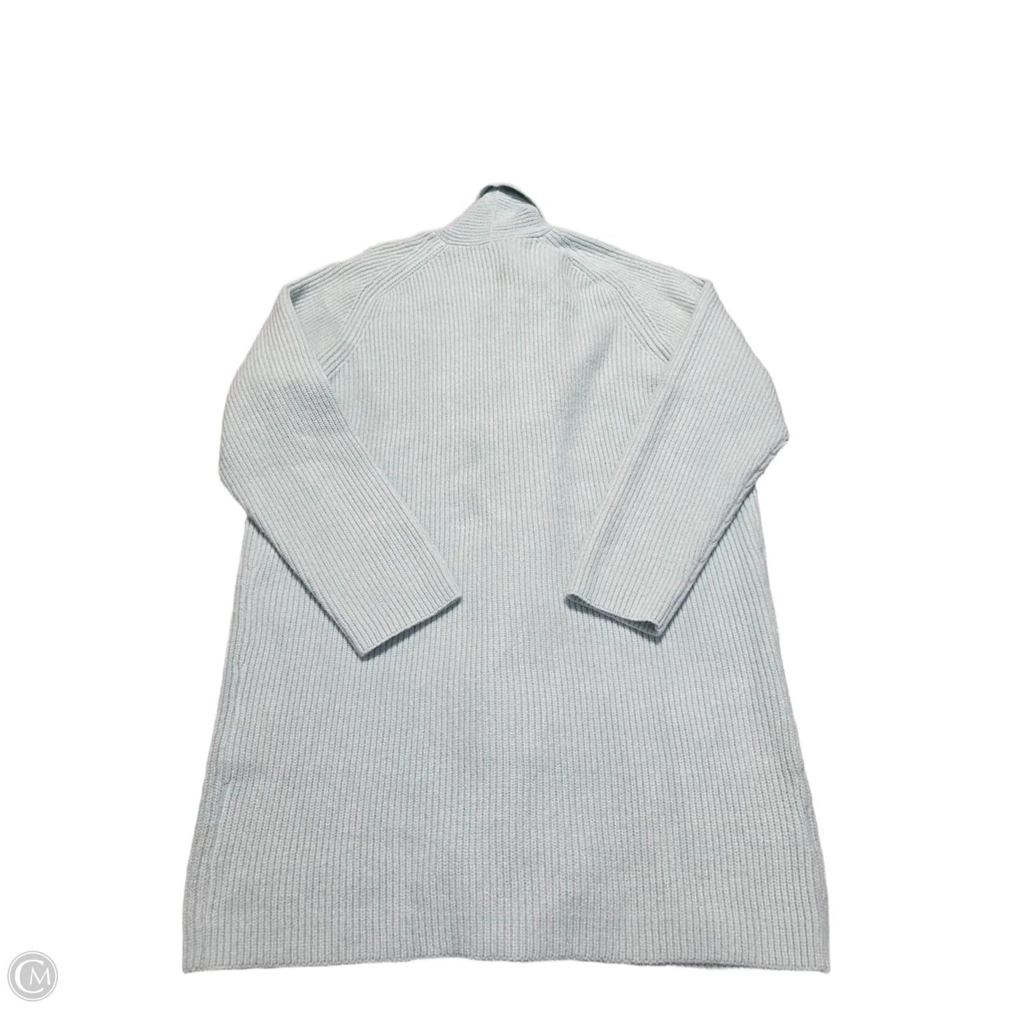 Sweater Cardigan By Ann Taylor In Aqua, Size: L