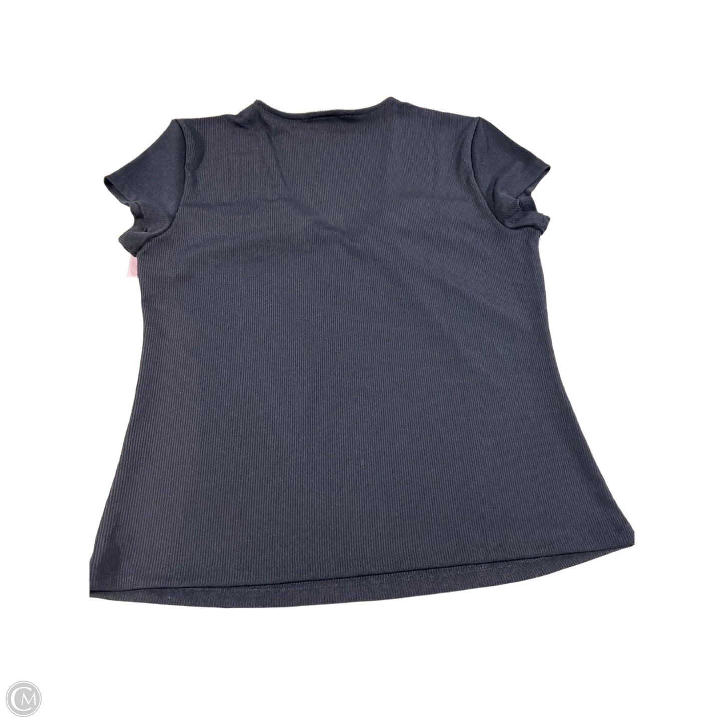 Top Short Sleeve By Banana Republic In Navy, Size: M