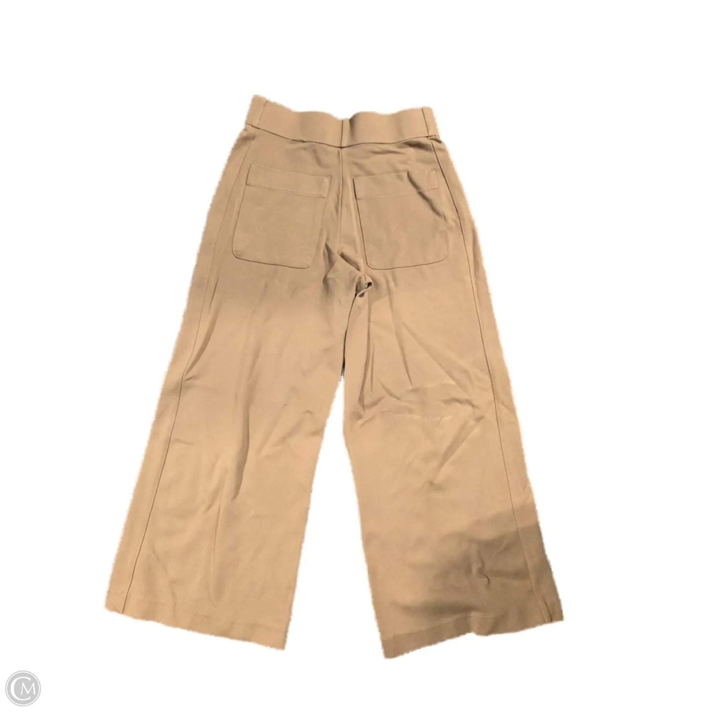 Pants Cropped By Jones And Co In Tan, Size: S