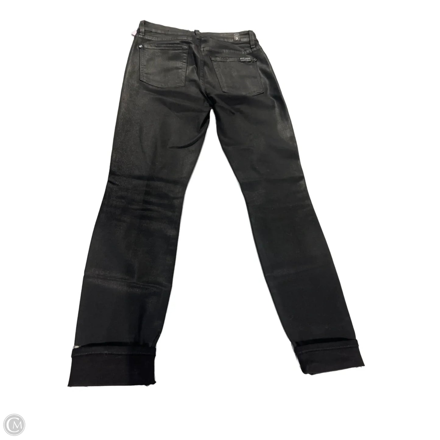 Jeans Skinny By 7 For All Mankind In Black, Size: 4