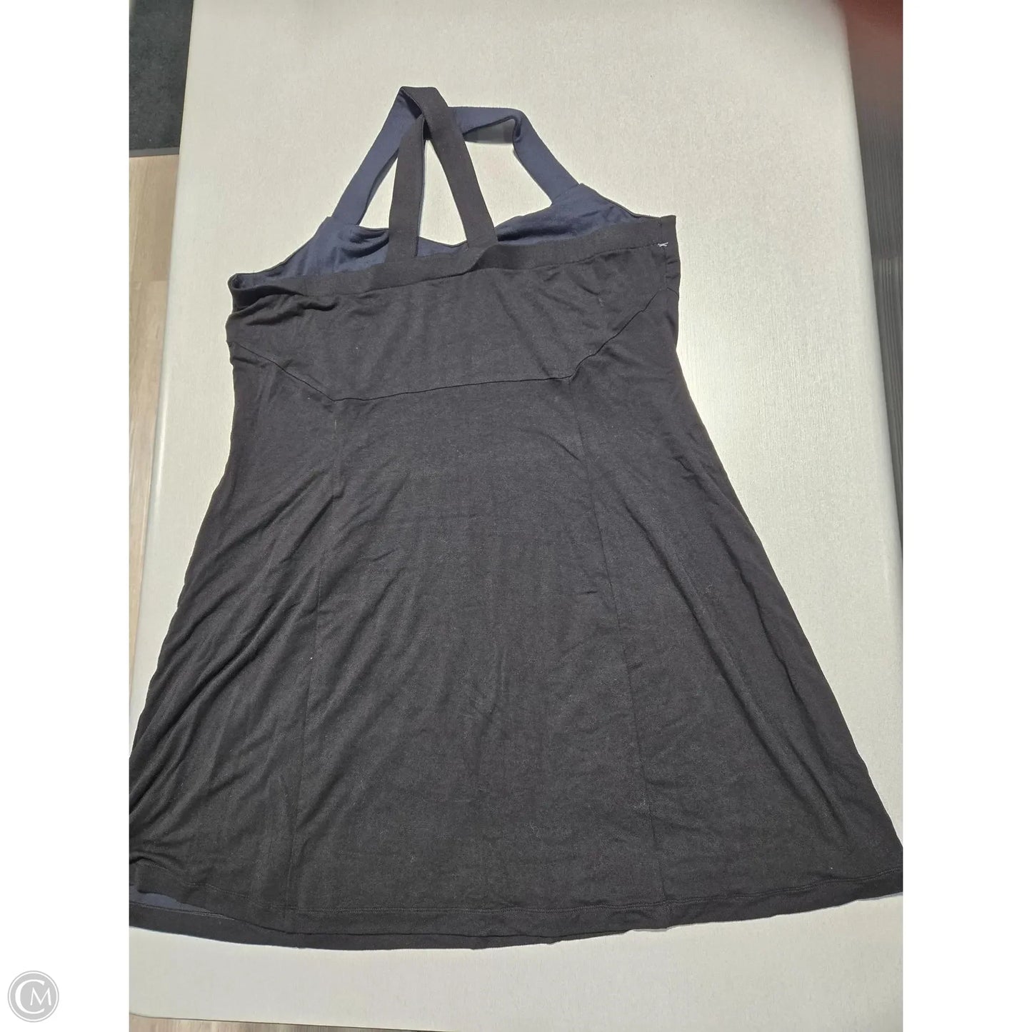 Dress Casual Short By Cmf In Black & Blue, Size: L