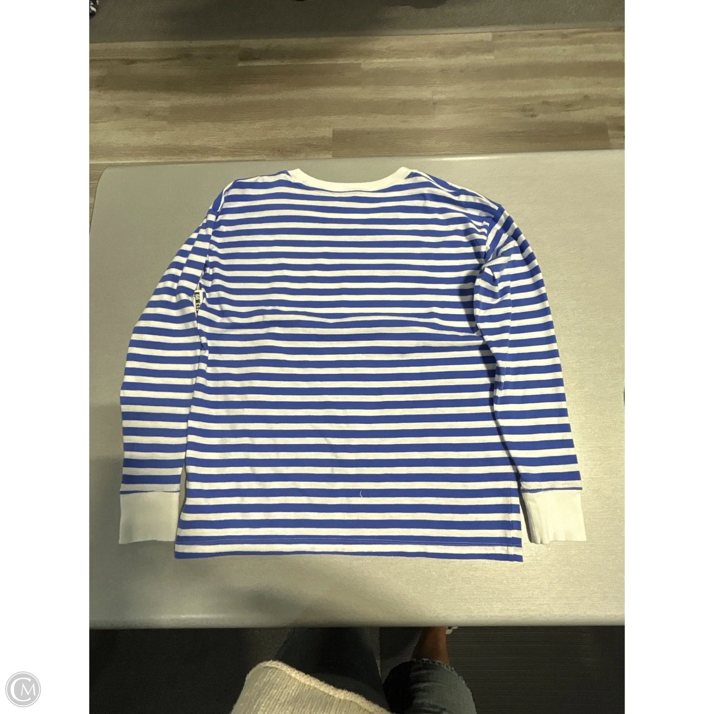 Top Long Sleeve By J. Crew In Striped Pattern, Size: S