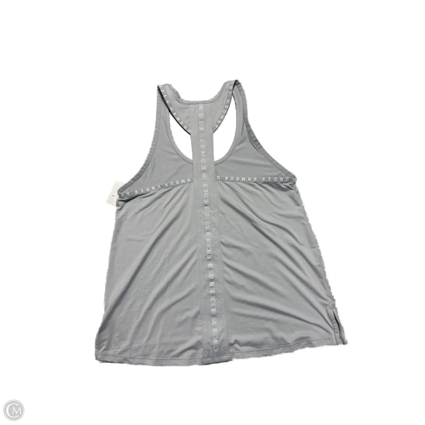 Athletic Tank Top By Under Armour In Grey, Size: S